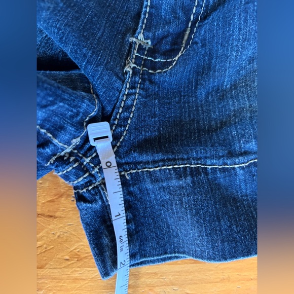 Nina Rossi Denim Shorts - Dark Blue, Size 13 - Picture 6 of 8